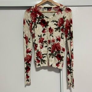 Floral cardigan